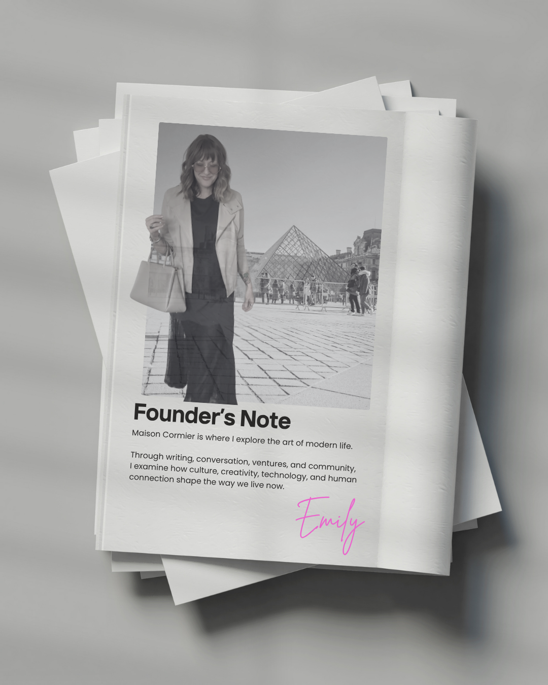 Founder's Note — Emily Cormier